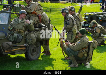 Colwyn Bay 1940's weekend Foto Stock