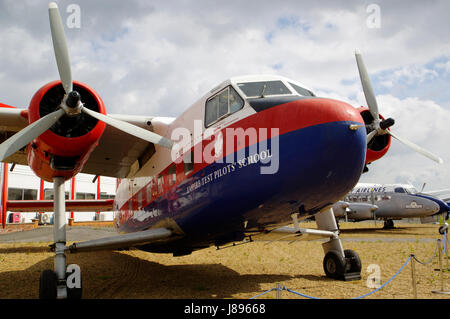 Twin Pioneer G-APRS, aeroporto di Coventry, Foto Stock