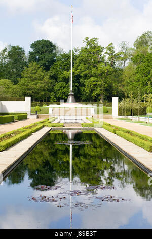 Ricordo delle forze armate al cimitero americano, Cambridge Foto Stock