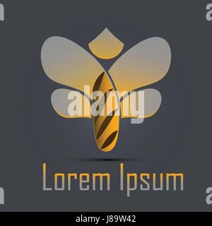 Abstract logo design Illustrazione Vettoriale