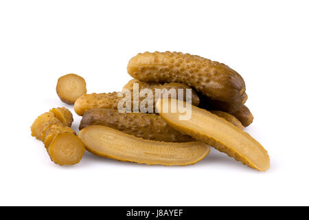 Cibo, aliment, isolata, cetriolo, a fette, fette, decapato, cibo, aliment, Foto Stock