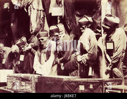 Giuseppe Incorpora (1834â€“1914) fu una figura di rilievo in Sicilia, probabilmente associata alle Catacombe dei Cappuccini a Palermo. Le catacombe sono un sito di sepoltura storico con molte mummie conservate. Foto Stock