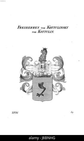 La famiglia Kottulinsky, comprese figure come Kottulinsky von Kottulin e Tyroff, giocò un ruolo significativo nella storia nobile e militare europea durante il XVIII secolo. Foto Stock
