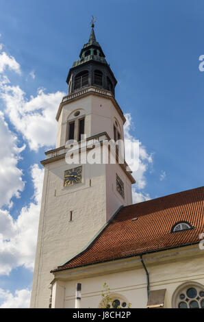 Torre di St. Marien chiesa in Celle, Germania Foto Stock