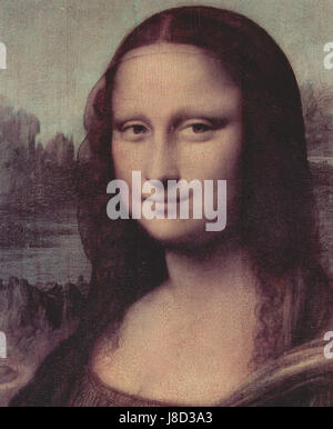 Questo si riferisce probabilmente a un'opera specifica o a un'illustrazione del famoso artista e inventore italiano Leonardo da Vinci, una figura di spicco del Rinascimento nota per i suoi contributi all'arte, alla scienza e all'ingegneria. Foto Stock