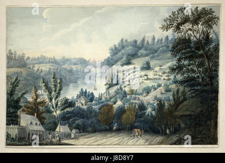 Edward Walsh, Queenstown Canada superiore sul Niagara (a.k.a. Queenston, Ontario) Foto Stock