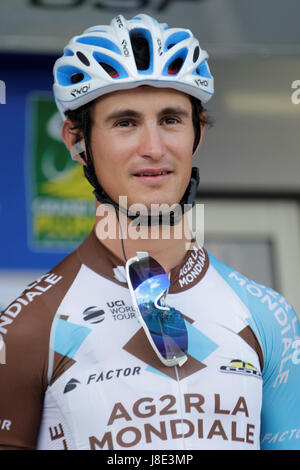 Plumelec, Francia. 27 Maggio, 2017. Coppa francese Grand Prix de Plumelec Cyclisme Alexis vuillermoz Credito: Laurent Lairys/Agence Locevaphotos/Alamy Live News Foto Stock