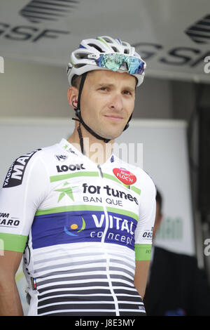 Plumelec, Francia. 27 Maggio, 2017. Coppa francese Grand Prix de Plumelec Cyclisme Laurent Pichon Credito: Laurent Lairys/Agence Locevaphotos/Alamy Live News Foto Stock