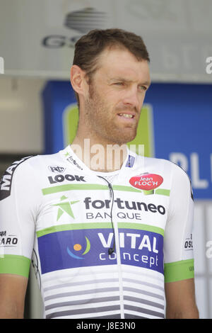 Plumelec, Francia. 27 Maggio, 2017. Coppa francese Grand Prix de Plumelec Cyclisme Arnaud Gerard Credito: Laurent Lairys/Agence Locevaphotos/Alamy Live News Foto Stock