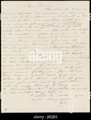 Da Deborah Weston a Lucia Weston; ca. 1830 p1 Foto Stock