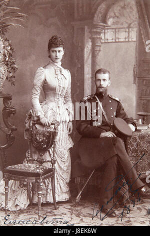 Elisabetta Feodorovna e Sergei Alexandrovich da Carl Bergamasco Foto Stock