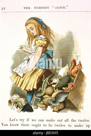 John Tenniel illustrazione dal vivaio Alice (1890) c06544 03 Foto Stock