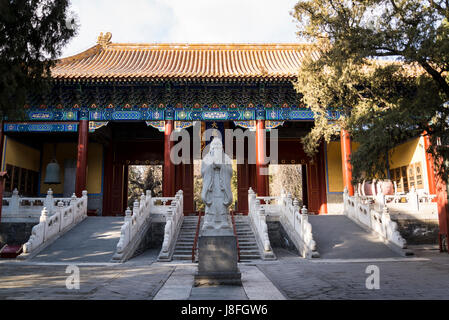 Tempio di Confucio, Guozijian Street, Dongcheng District, Pechino, Cina Foto Stock