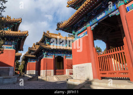 Tempio di Confucio, Guozijian Street, Dongcheng District, Pechino, Cina Foto Stock