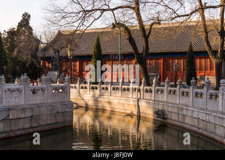 L'Imperial College, Gou Zi Jian Guozijian Street, Dongcheng District, Pechino, Cina Foto Stock