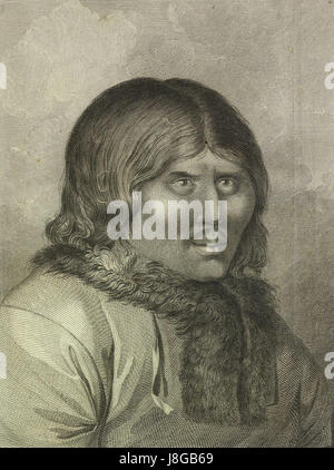 Homme du Kamtchatka Foto Stock