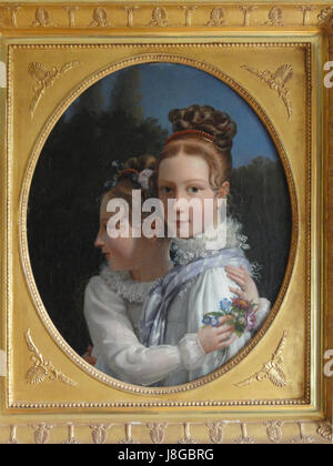 Maison de Chateaubriand Les soeurs Allart par Louis Ducis 1815 Foto Stock