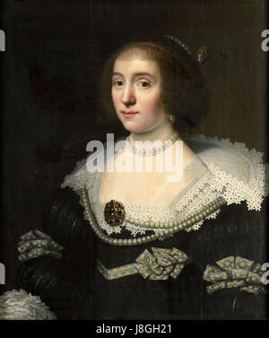 Portret van Amalia van Solms (1602 75) Rijksmuseum SK A 572 Foto Stock