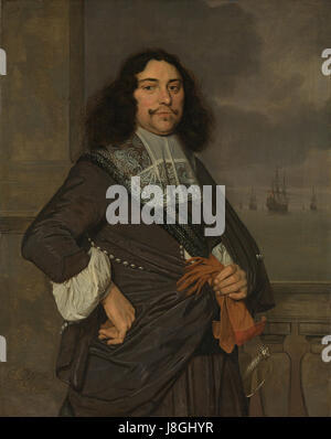 Jan van Nes (1631 80). Vice admiraal van Holland en West Friesland Rijksmuseum SK A 196 Foto Stock