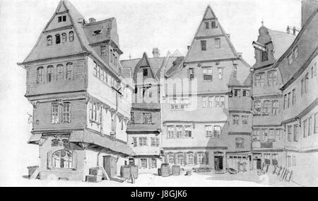 Frankfurt am Main Carl Theodor Reiffenstein FFMU1850 183 Plaetzchen am Roseneck Foto Stock