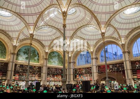 Le site Richelieu-Louvois est le berceau historique de la Bibliothèque nationale de France. Situé au coeur de la capitale, il se composait au XVIIe siè Foto Stock