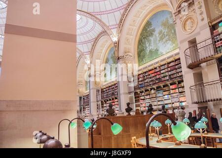 Le site Richelieu-Louvois est le berceau historique de la Bibliothèque nationale de France. Situé au coeur de la capitale, il se composait au XVIIe siè Foto Stock