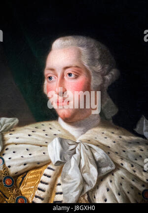 George III (1738-1820). Ritratto di Re Giorgio III di Allan Ramsay, olio su tela, c.1770 Foto Stock