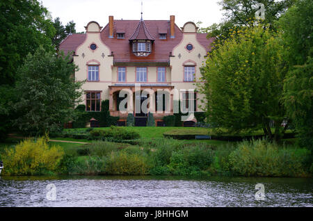 La città di Potsdam, villa e giardino, Brandeburgo, periferia, la Prussia, stile di costruzione, Foto Stock