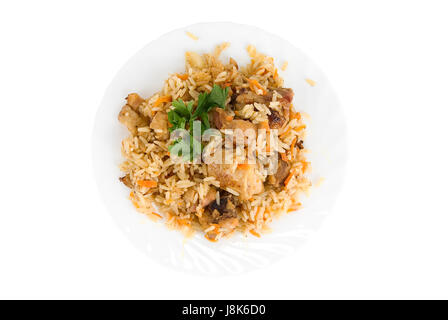 Cibo, aliment, spice, isolata, closeup, verde, nero, swarthy, jetblack, profondo Foto Stock