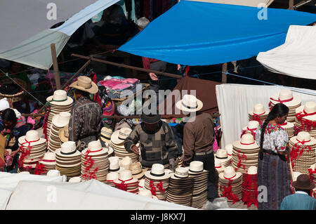 Mercato di San Francisco El Alto, Guatemala. Foto Stock