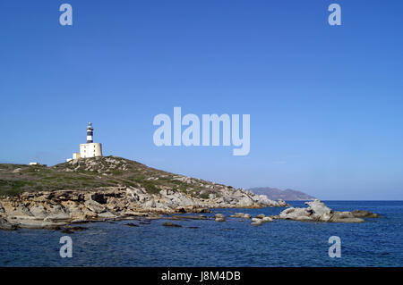 Faro sul cavoli - Sardegna Foto Stock