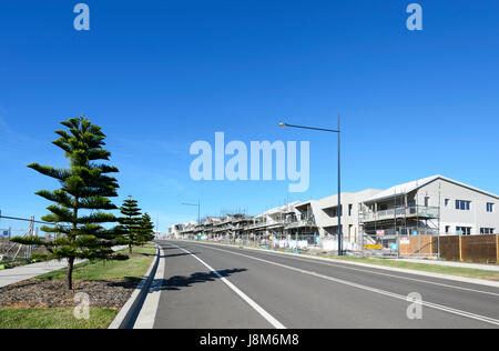 Lo sviluppo di nuove case individuali, Shell Cove, Nuovo Galles del Sud, NSW, Australia Foto Stock