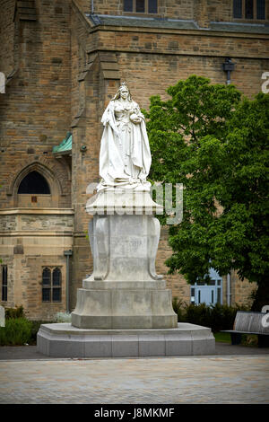 La regina Victoria statua, Blackburn Foto Stock