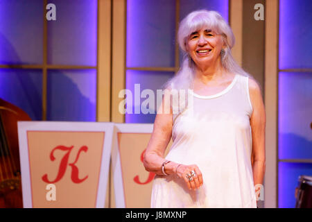 L'attrice Eleanor Bergstein durante la visita di un musical dirty dancing in Madrid 29/05/2017 Foto Stock