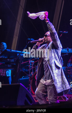 Southampton, Regno Unito/. 28 Maggio, 2017. Sean Paul rivestimento padiglione il palco principale al popolo comune Festival SouthamptonHairforce 5 Riproduzione del Brook Southampton UK 28-05-17 Credito: James Houlbrook/Alamy Live News Foto Stock