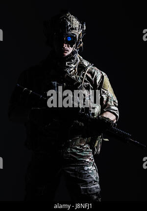 US Army Ranger close-up Foto Stock