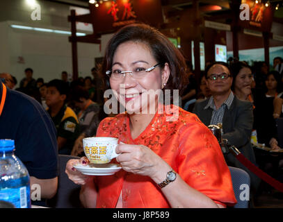 L'annuale internazionale di concorrenza Kamcha in presenza di Hong Kong la prima signora onorevole Regina Leung Tong Ching-yee Â©Jayne Russell/Stock Alamy Phot Foto Stock