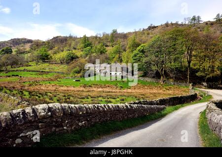 Agriturismo sotto verde quartiere cadde Foto Stock