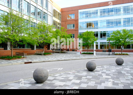 SAS Hall, sede del Dipartimento di Matematica e Dipartimento di Statistica, North Carolina State University di Raleigh,USA Foto Stock