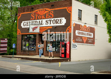 Alvin Stokes archivio generale, 533 East Main Street, Royal anteriore, Virginia Foto Stock