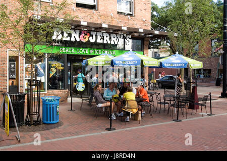 Church Street Marketplace - Burlington, Vermont, USA Foto Stock