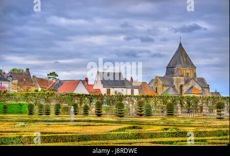 Giardino del Chateau de Villandry - la Valle della Loira, Francia Foto Stock