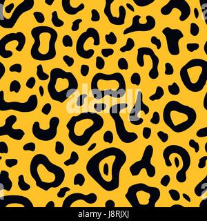 Luminose a pelle di leopardo modello senza giunture Illustrazione Vettoriale