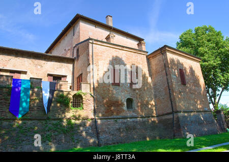 Castello di San Secondo Parmense. Emilia Romagna. L'Italia. Foto Stock