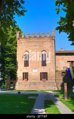 Castello di San Secondo Parmense. Emilia Romagna. L'Italia. Foto Stock