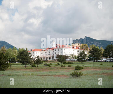 La Stanley Hotel, Estes Park, COLORADO, Stati Uniti d'America Foto Stock