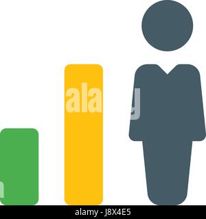 grafico dei profitti Illustrazione Vettoriale