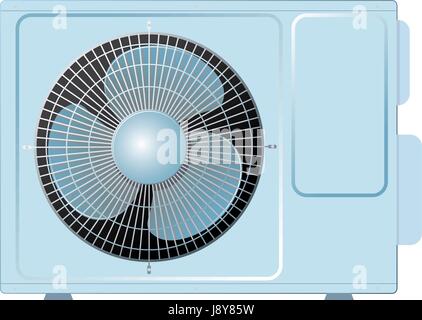 Aria condizionata split Illustrazione Vettoriale