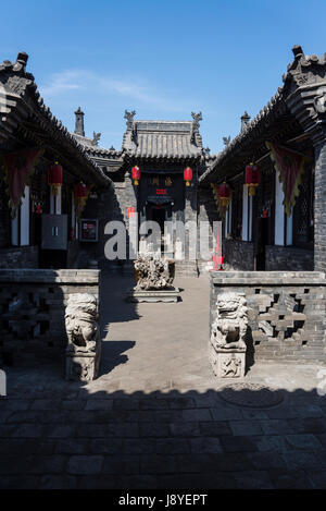 Hui Wu Lin Arti Marziali Museum, Pingyao, nella provincia di Shanxi, Cina Foto Stock