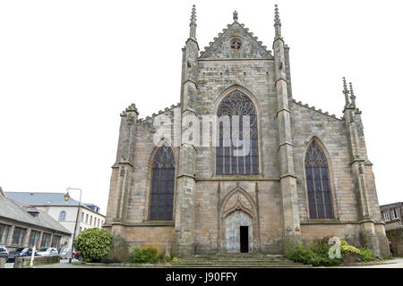 Saint-Malo chiesa a Dinan, Francia. Foto Stock